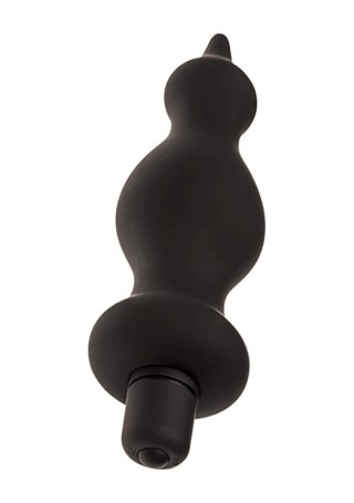 Miękki silikonowy korek analny z wibracjami 14cm