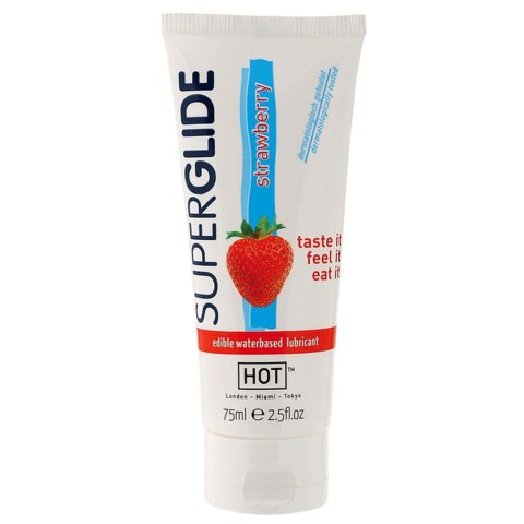 Smakowy wodny nawilżający lubrykant 75ml truskawka Smakowy wodny nawilżający lubrykant 75ml truskawka