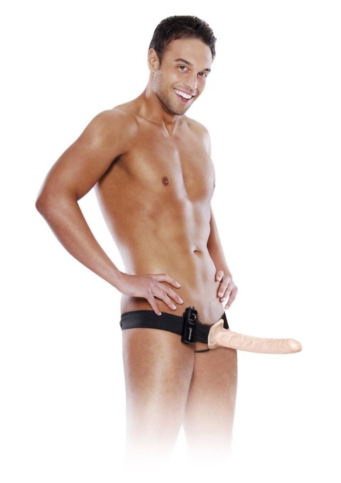 Proteza-FF VIBRATING HOLLOW STRAP ON FLESH Proteza-FF VIBRATING HOLLOW STRAP ON FLESH