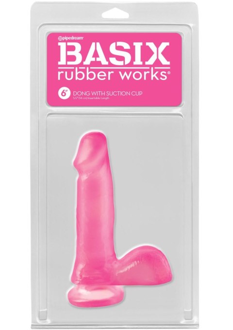 Różowe silikonowe grube dildo z przyssawką 15 cm Różowe silikonowe grube dildo z przyssawką 15 cm