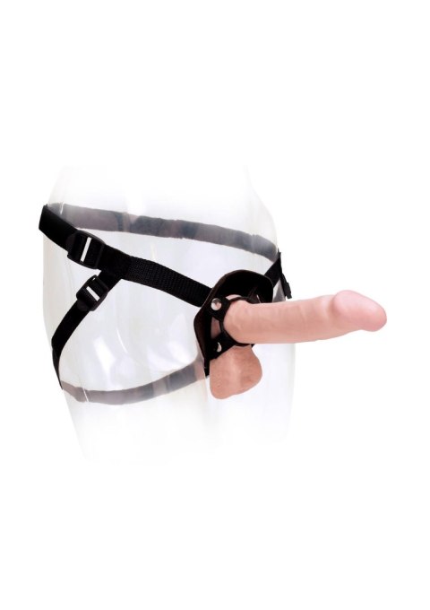 Uprząż do strap-onów 3 silikonowe pierścienie Uprząż do strap-onów 3 silikonowe pierścienie