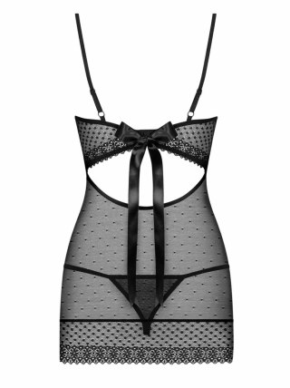 Erotyczna koszulka komplet stringi obsessive l/xl