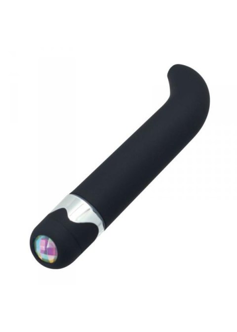 Zakrzywiony wibrator masażer punktu g diament 15cm Zakrzywiony wibrator masażer punktu g diament 15cm