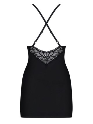 Czarny sex komplet koszulka stringi obsessive s/m