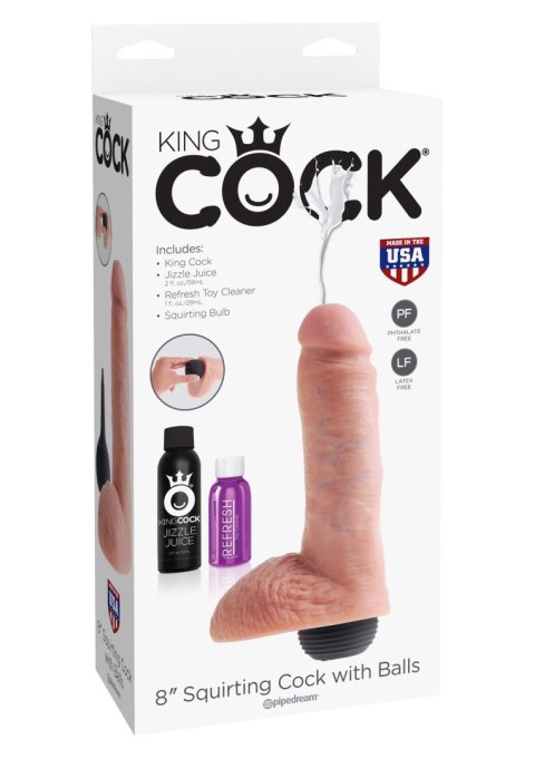 Dildo-squirting cock 8 inch flesh