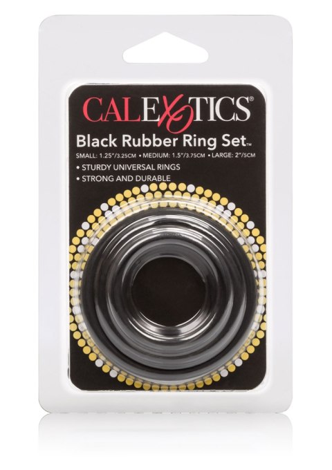 Pierścień-RUBBER RING BLACK SET 3PCS Pierścień-RUBBER RING BLACK SET 3PCS