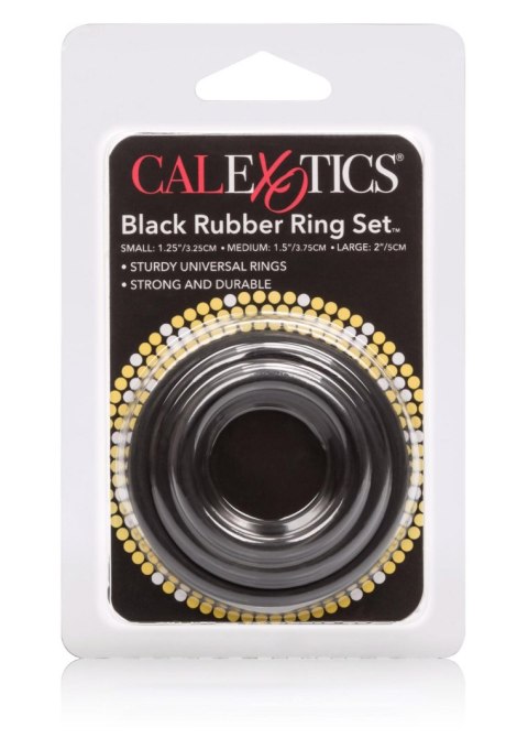 Pierścień-RUBBER RING BLACK SET 3PCS Pierścień-RUBBER RING BLACK SET 3PCS