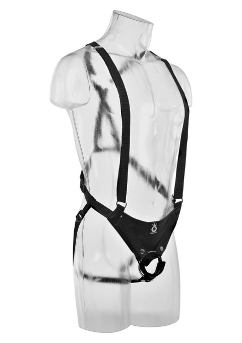 Proteza-HOLLOW STRAP ON 10 INCH FLESH