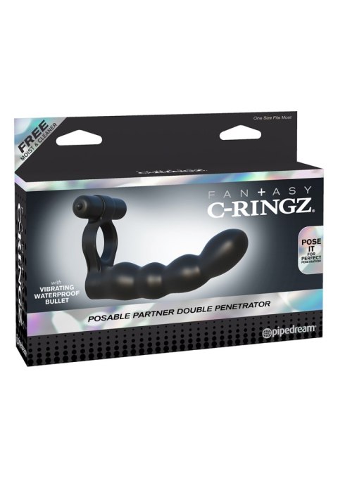 Proteza-PARTNER DOUBLE PENETRATOR BLACK Proteza-PARTNER DOUBLE PENETRATOR BLACK