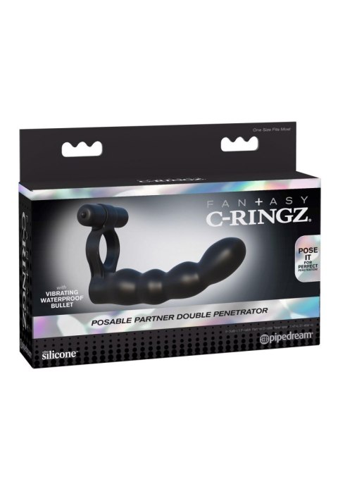 Proteza-PARTNER DOUBLE PENETRATOR BLACK Proteza-PARTNER DOUBLE PENETRATOR BLACK