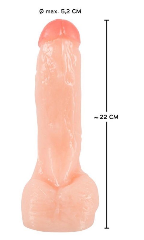 Solidne dildo duże grube naturalny penis sex 23cm