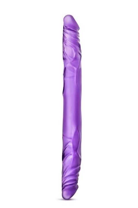 Dildo-b yours 14""""double dildo purple Dildo-b yours 14""""double dildo purple