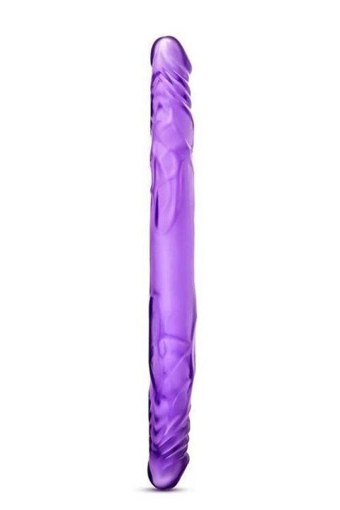 Dildo-b yours 14""""double dildo purple Dildo-b yours 14""""double dildo purple