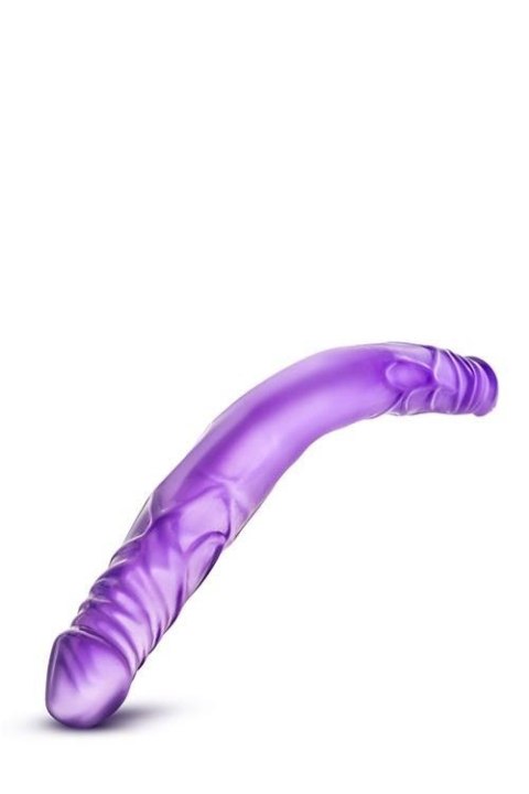 Dildo-b yours 14""""double dildo purple Dildo-b yours 14""""double dildo purple