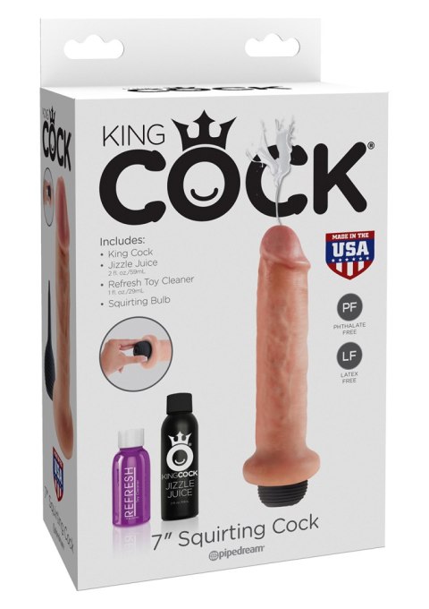 Dildo-squirting cock flesh 7 inch Dildo-squirting cock flesh 7 inch