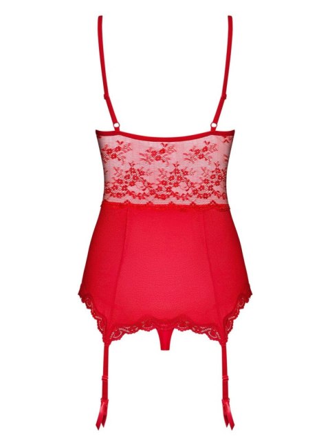 Gorset stringi czerwony sex komplet obsessive s/m Gorset stringi czerwony sex komplet obsessive s/m