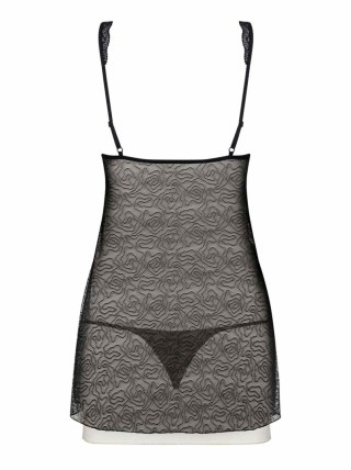 Komplet koszulka babydoll stringi obsessive l/xl