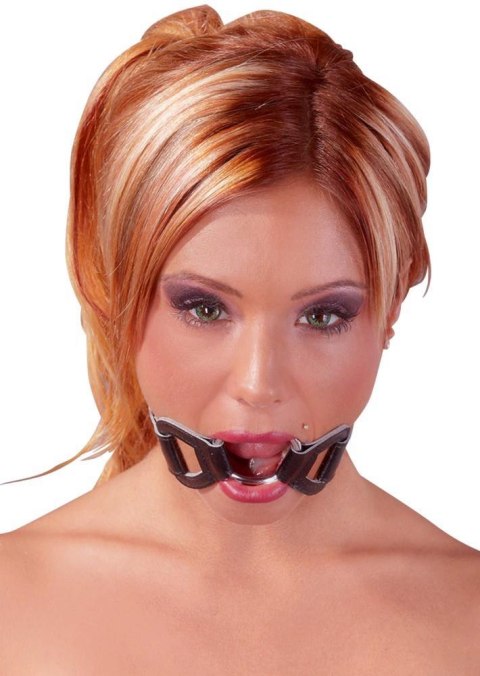 Otwarty knebel pierścień bdsm sex oralny bondage