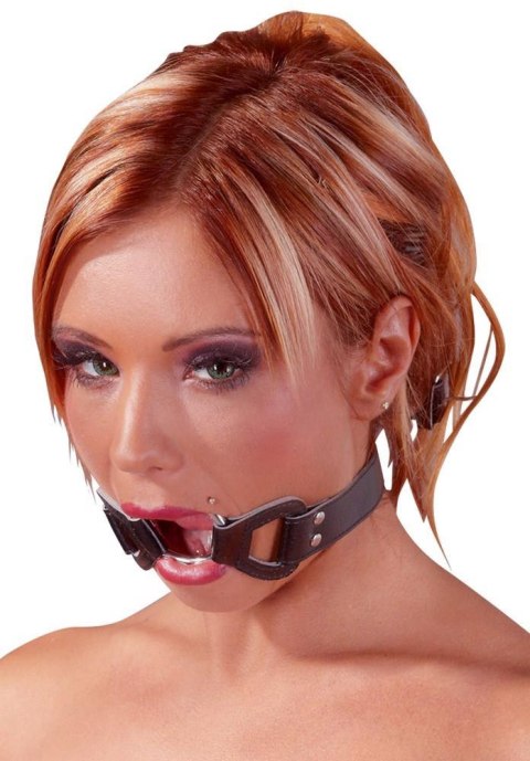 Otwarty knebel pierścień bdsm sex oralny bondage