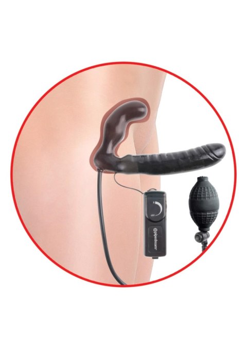 Proteza-FF INFL VIBR STRAPLESS STRAPON BLCK