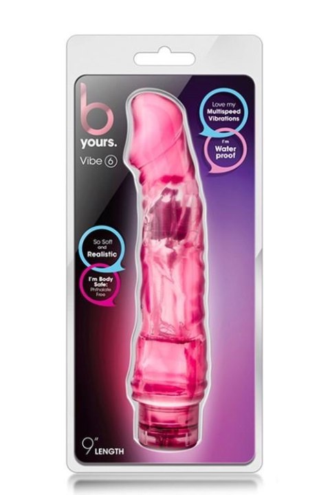 Wibrator-B YOURS VIBE 6 PINK Wibrator-B YOURS VIBE 6 PINK