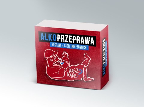 Gry-alkoprzeprawa 5w1-zestaw pięciu gier imprezowych Gry-alkoprzeprawa 5w1-zestaw pięciu gier imprezowych