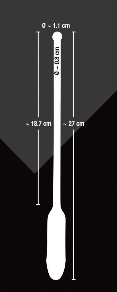 Silikonowa sonda do cewki dilator wibracje 27cm