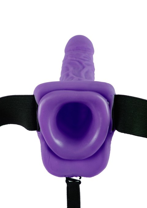 Strap-on z dildo żylastym przedłużenie penisa 18cm