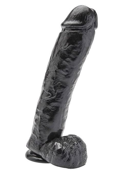 Dildo-cock 11 inch w/ balls black Dildo-cock 11 inch w/ balls black