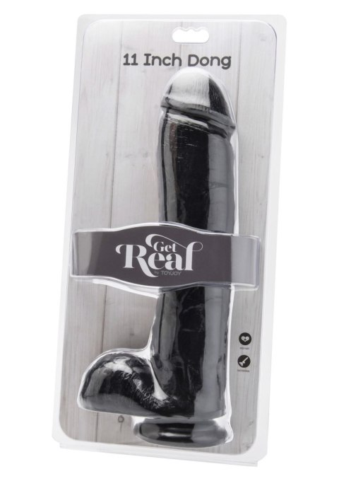 Dildo-cock 11 inch w/ balls black Dildo-cock 11 inch w/ balls black