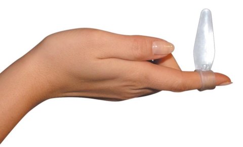 Mały korek analny z pętlą na palec mini sex plug