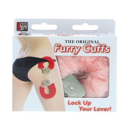 Kajdanki-METAL HANDCUFF WITH PLUSH PINK Kajdanki-METAL HANDCUFF WITH PLUSH PINK