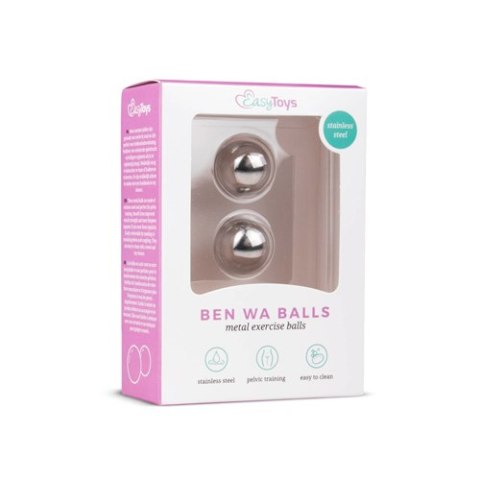Kulki-Silver ben wa balls - 19mm Kulki-Silver ben wa balls - 19mm