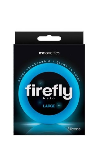 Pierścień-FIREFLY HALO LARGE BLUE