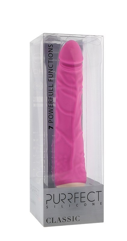 Wibrator z żyłkami główką jak penis 7trybów 21cm Wibrator z żyłkami główką jak penis 7trybów 21cm
