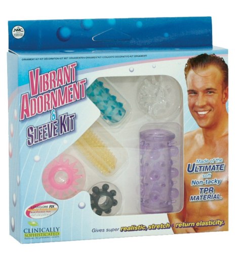 Zestaw-vibrant adornment & sleeve kit Zestaw-vibrant adornment & sleeve kit