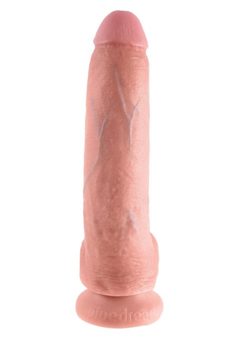 Dildo-cock 9 inch w/ balls flesh Dildo-cock 9 inch w/ balls flesh