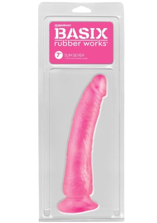 Dildo-slim 7 inch with suction cup