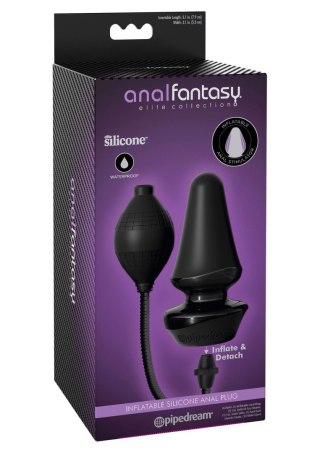 Plug-Inflatable Silicone Butt Plug
