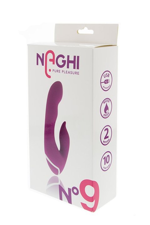 Wibrator-NAGHI NO.9 RECHARGEABLE DUO VIBRATOR Wibrator-NAGHI NO.9 RECHARGEABLE DUO VIBRATOR