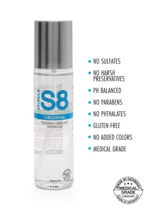 Żel-S8 Waterbase Lube 250ml Żel-S8 Waterbase Lube 250ml