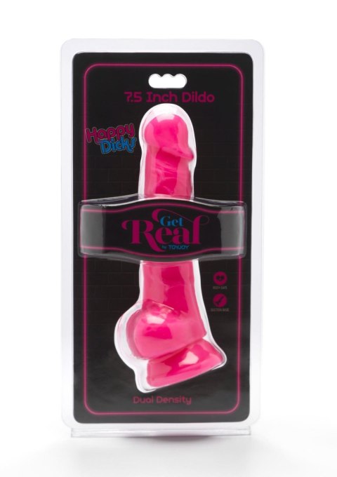Sztuczny członek dildo z jądrami realistyczny 19cm Sztuczny członek dildo z jądrami realistyczny 19cm