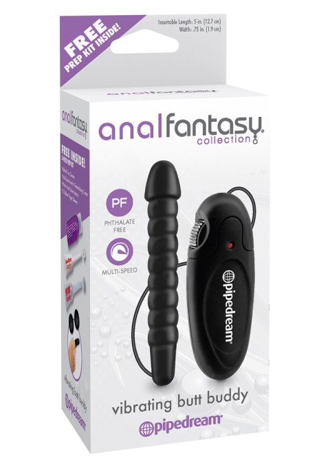 Plug/vibr-VIBRATING BUTT BUDDY BLACK Plug/vibr-VIBRATING BUTT BUDDY BLACK