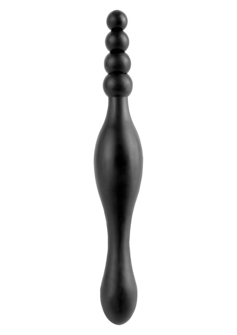Pręt analny plug zatyczka czarna gładka podłużna Pręt analny plug zatyczka czarna gładka podłużna