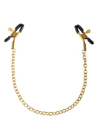 Stymulator-FF GOLD NIPPLE CHAIN CLAMPS