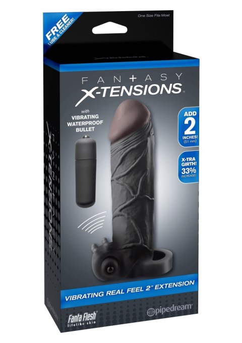 Stymulator-fx vibr real feel 2"""" ext black Stymulator-fx vibr real feel 2"""" ext black