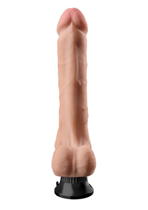 Wibrujące żylaste dildo do strap-on 30,5 cm