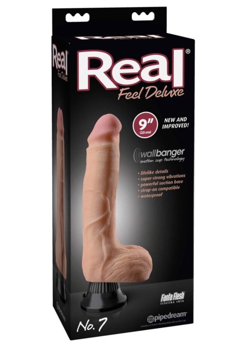 Wibrujący żylasty penis silikonowy do strap-on