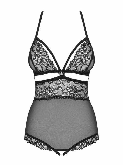 Body erotyczne czarne otwary krok obsessive s/m
