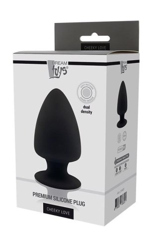 DREAM TOYS PREMIUM SILICONE PLUG L BLACK